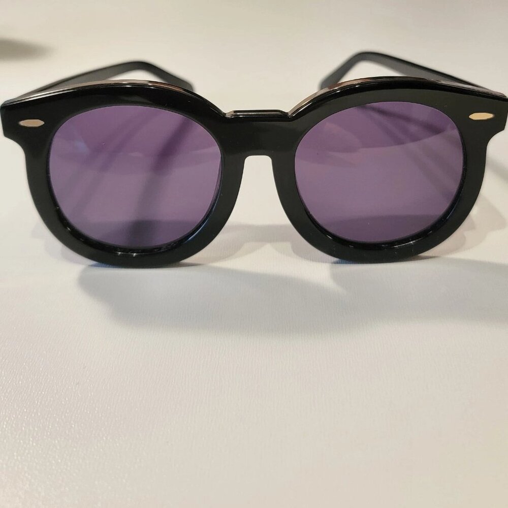 Karen Walker sunglasses, Super Duper Thistle With Case NWOT